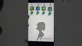 Which one is Correct? Disgust from Inside out 2 #insideout2  #art #insideout