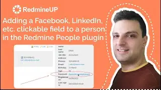 Adding a Facebook, LinkedIn, Skype, etc. clickable field to a person in the Redmine People plugin