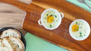 Oeufs cocottes au saumon