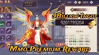 Mmo Premium Reward - Free 9B ++ Ingot + 648 X99999 yuan Card + Skin + Mount + Wing & More
