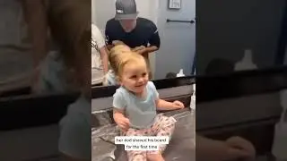 Baby Couldn't Recognize Dad After Shaving #funnybabies #shorts Fyp #shaved
