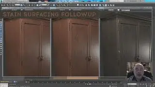 Stain Surfacing Followup | 3dsMax | Mental Ray | Video
