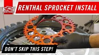 How to Install Renthal Rear Sprocket : What Factory Mechanics Always Do • Renthal Tech Tips