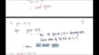 CAUSAL & NON CAUSAL SYSTEM PROBLEMS