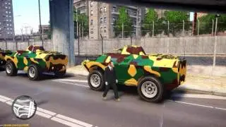 GTA 4 - Колонна БТР в Либерти-Сити