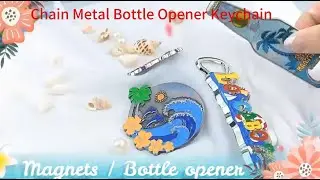 Chain Metal Bottle Opener Keychain