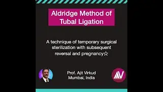 Aldridge Method of Tubal Ligation