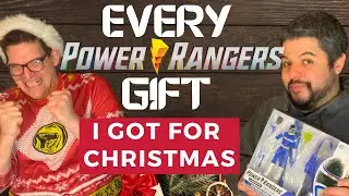 Every Power Rangers Gift I Got For Christmas