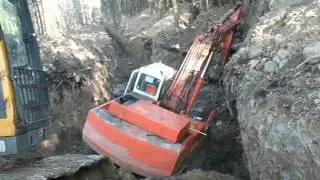 Спасаем экскаватор