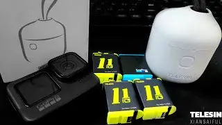 Low Budget Cinematic Unboxing Telesin GoPro Batteries | XianSaiful