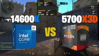 14600K VS 5700X3D - Counter Strike 2