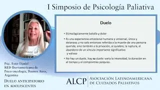 Duelo anticipatorio en adolescentes