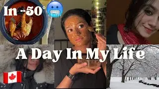 A day in my life in -50°C🥶 | Canada 🇨🇦| Daily Vlog | Malayalam | Self care | #vlog #malayalam