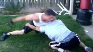 Eastside Fresno Fights - Lil' Rigo Vs. Ishmail (Ground & Pound segment)