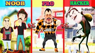 EN KOMİK KÖTÜ ADAM KAPIŞMASI 😂 Hello Neighbor vs Dark Riddle vs Scary Robber Challenge