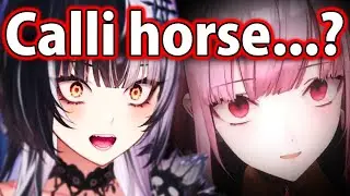 Shiori asks about Calli's horse meme...