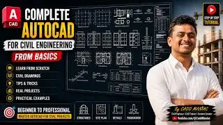 AutoCAD 2024 tutorial || Making a simple floor plan in AutoCAD 2024 || AutoCAD 2d drawing (2023)