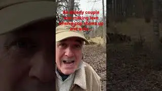 An elderly couple was making love when a cop showed up and asked... 