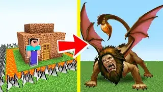 НУБ ПРОТИВ СТРАШНАЯ МАНТИКОРА В МАЙНКРАФТ ! НУБИК И ТРОЛИНГ ЛОВУШКА MINECRAFT