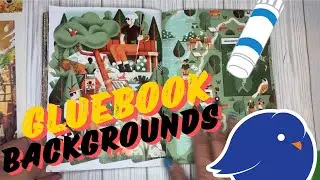 COOL BACKGROUNDS FOR YOUR GLUEBOOKING! 💙🧡✂️