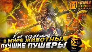 В МИРЕ ЖИВОТНЫХ ЛУЧШИЕ ИЗ ЛУЧШИХ MOBILE LEGENDS МОБАЙЛ ЛЕГЕНДС