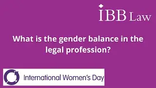 What is the gender balance like in the legal profession?