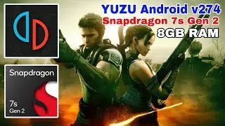 Resident Evil 5 YUZU Android v274 - Snapdragon 7s Gen 2 - 8GB RAM (Xiaomi POCO X6)