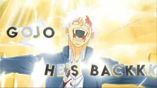 GOJO | HE’S BACKKK 💜 EDIT |