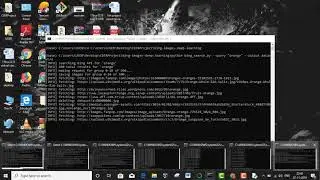 Dataset creation using bing api and google images
