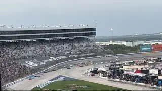 Ross Chastain Crash & Final Restart from the stands - NASCAR Cup Series at Texas 2024