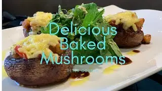 How To Make Stuffed Chestnut Mushrooms with Tomato Chutney