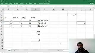 Formulas, Types of Reference, IF condition