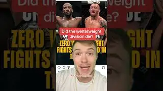 what is up with the welterweights?? 