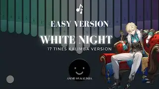 White Night - Honkai: Star Rail | 17 Tines Kalimba App Cover with Tabs