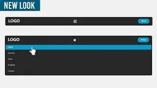 How To Create Toggle  Navigation | HTML & CSS