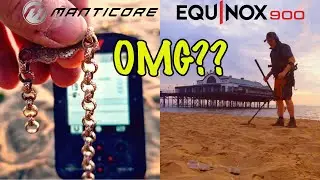 Minelab Equinox 900 & Minelab Manticore | metal detecting on the beach