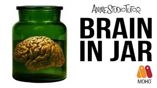 Animated brain in a jar - Moho Pro 12
