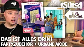 Release-Stream: Neue Die Sims 4 Set-Inhalte im Detail 🔴 Urbane Mode & Partyzubehör 💚