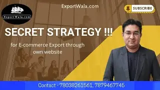 Secret Strategy for Success in Export through own Website | Ankit Sahu | Hindi |