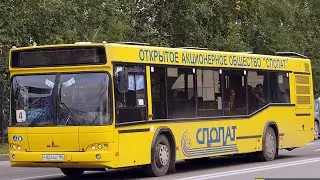В автобусе. Сургут от 16.03.2023 Р 826 АЕ 186 МАЗ-103.485 Маршрут 11