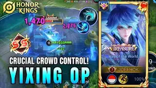 OP YIXING!! Unreal Crucial CC Gameplay - Top 1 Best Build in Honor Of Kings