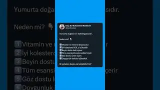 Yumurta Doğanın En Kaliteli Gıdasıdır!