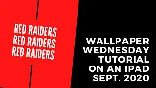Wallpaper Wednesday Tutorial on an iPad Using Canva