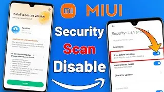 how to Stop Security Scan App install  in mi phone || Mi security app uninstall
