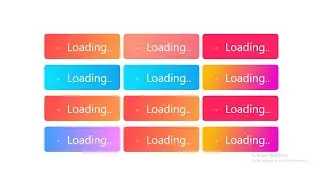 How to create loading button animation using bootstrap