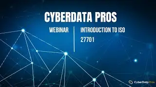 Intro to ISO 27701
