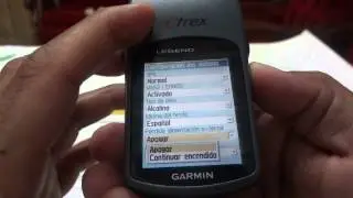 GPS GARMIN ETREX LEGEND HCx configuración vídeo 2
