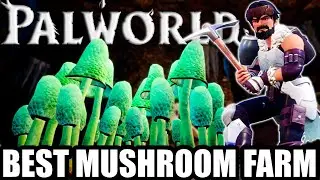 Palworld - Best Cavern Mushroom Farm Route!