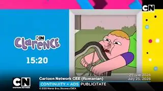 Cartoon Network CEE (Romanian) continuity + ads | July 25, 2026 • publicitate | 25 iulie 2026