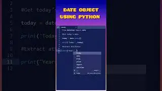 Creating Date object using python 
